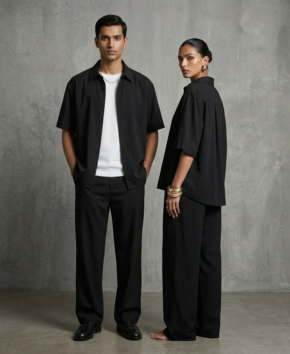 Unisex Shadow Oversized Shirt