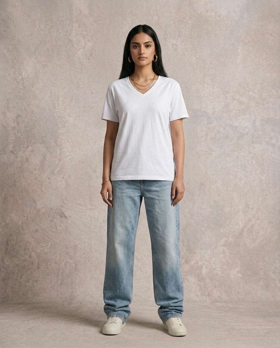 Unisex V Neck T-Shirt