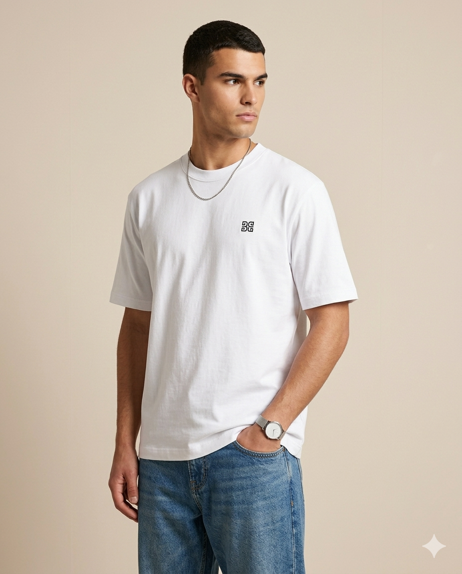 Unisex Standard Crew T-Shirt White
