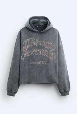 Long Sleeved Grey Hoodie