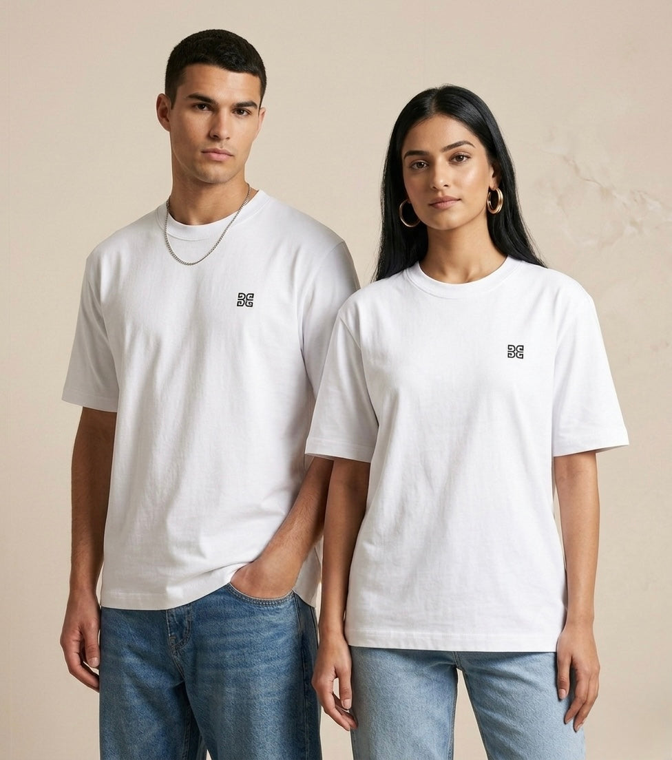Unisex Standard Crew T-Shirt White