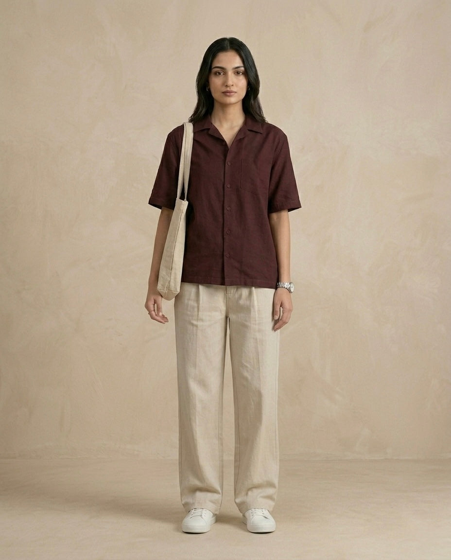 Unisex Shadow Oversized Shirt